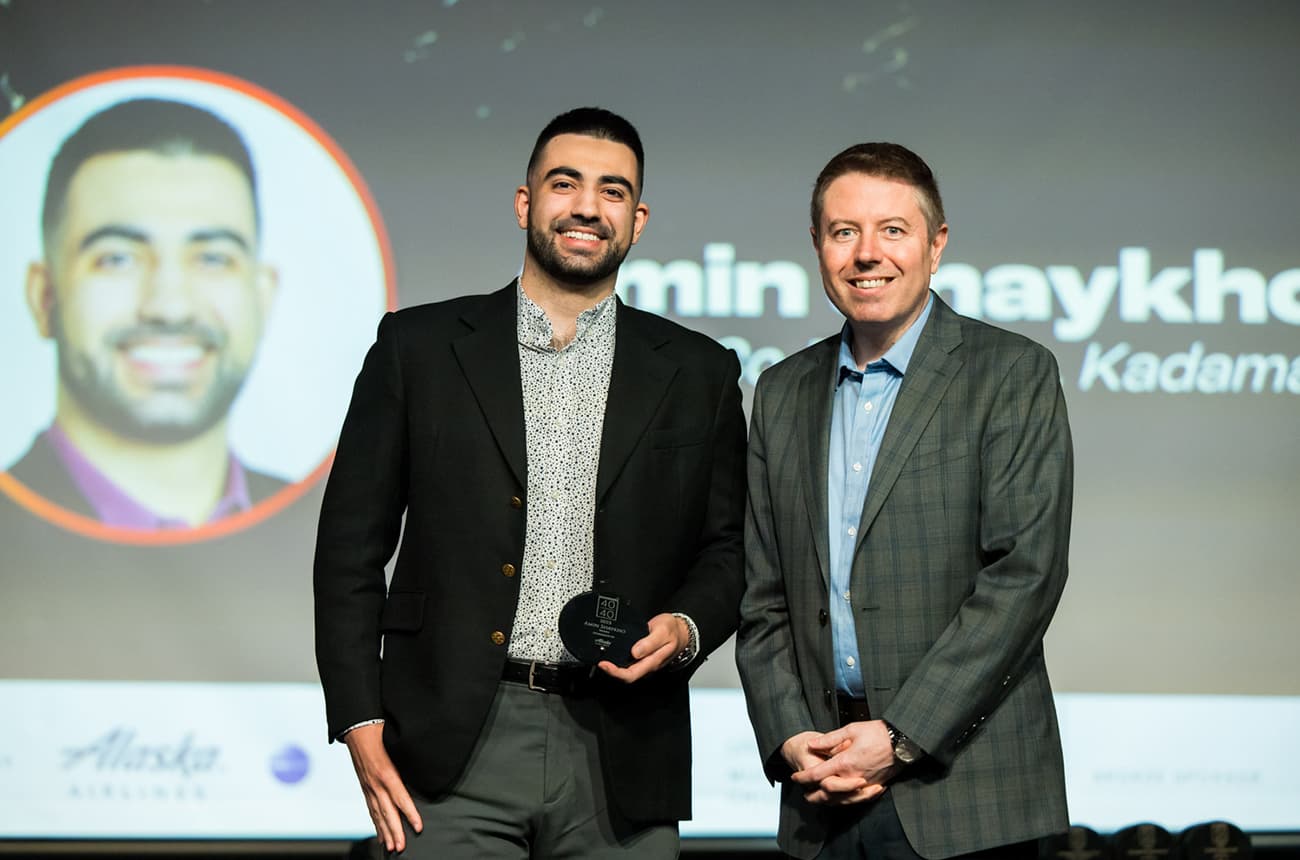 Entrepreneurs Amin Shaykho, Dani Shaykho, and Marwan El-Rukby embark on the path to success at Bellevue College.