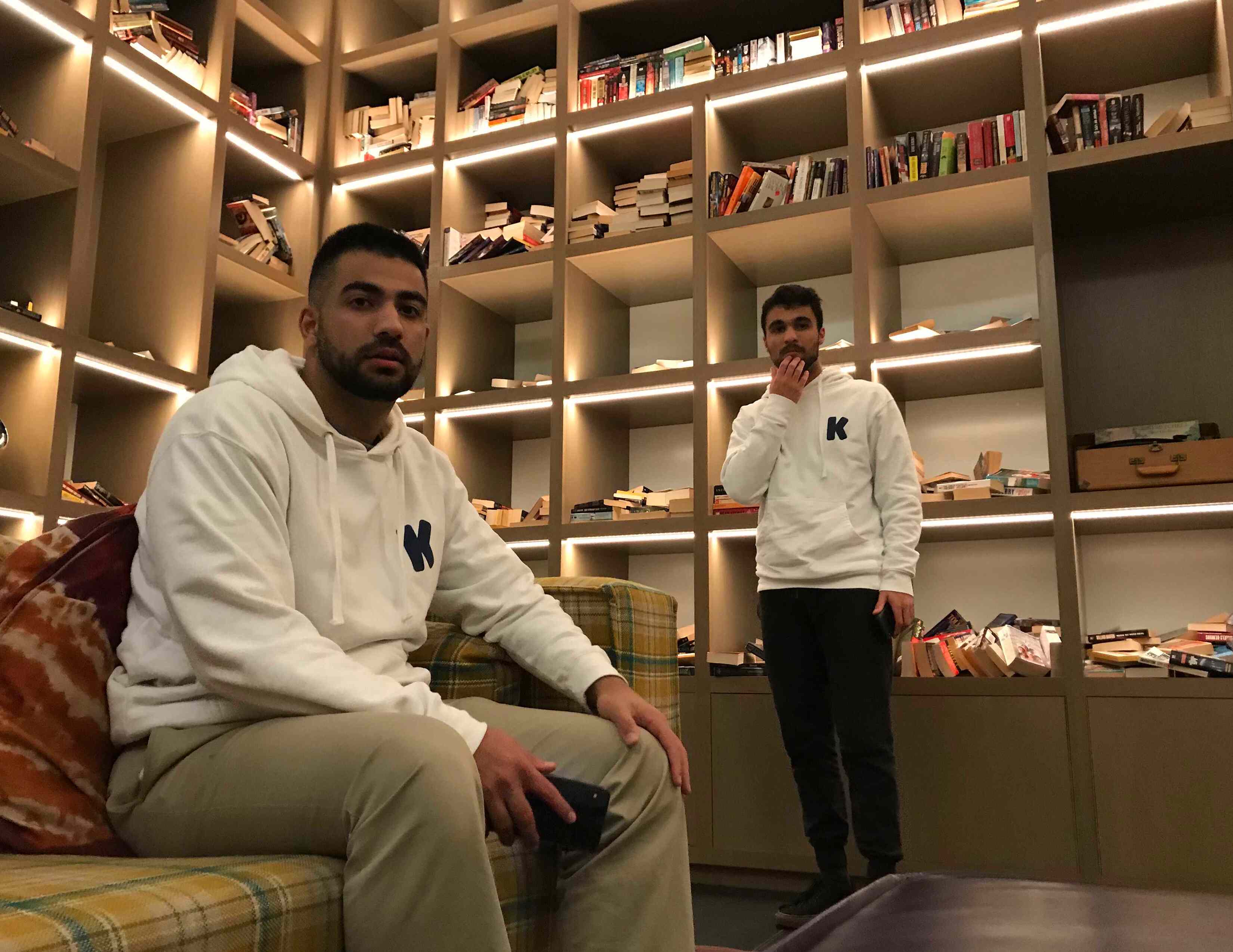 Amin Shaykho, his brother Dani and friend begin working on app to allow users to request and provide on-demand services.